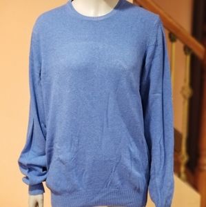 Zara Men's Blue Large Long Sleeve Sweater